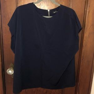 Navy Blue Blouse